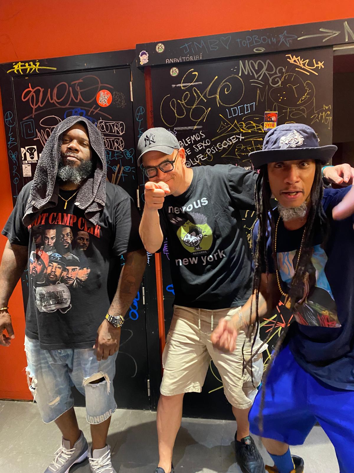 Eddy with Smif-N-Wessun backstage
