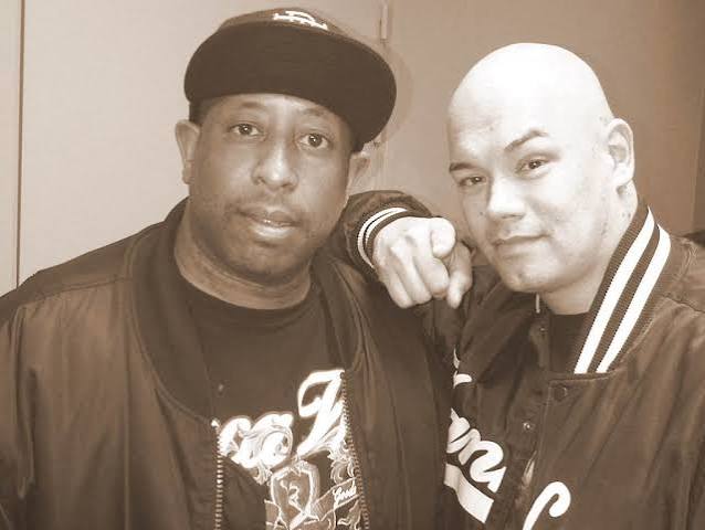 DJ Premier with the crew